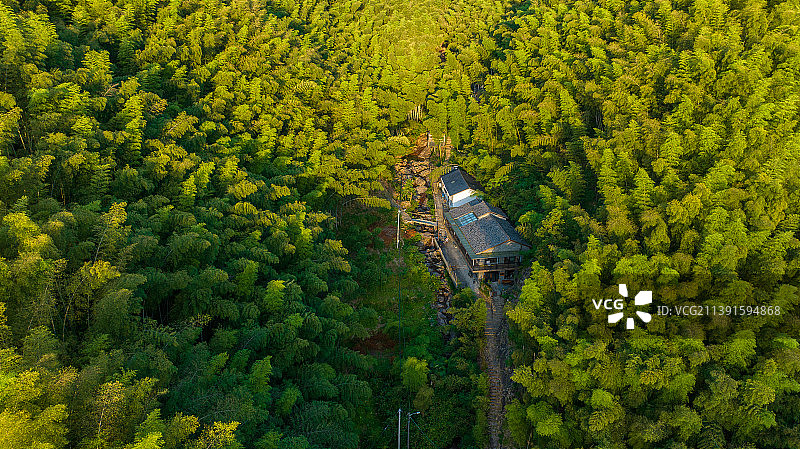 浙江省衢州市柯城区桃园七里风景区，称得上是衢州的后花园图片素材