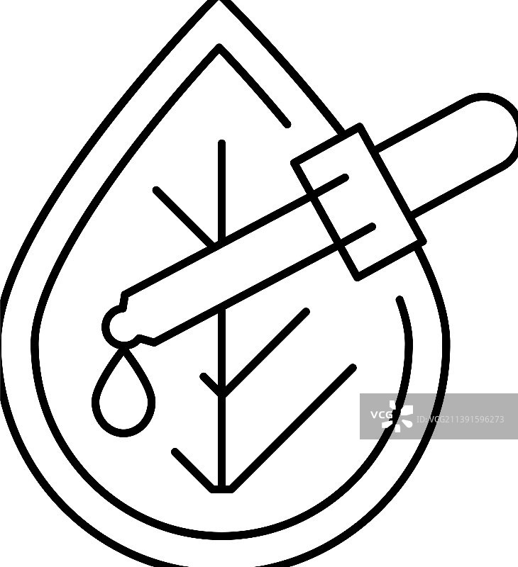 有机生物化妆品系列图标图片素材