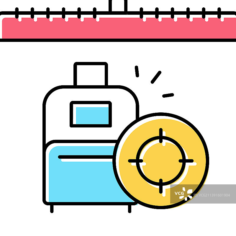 世界难民日彩色图标图片素材