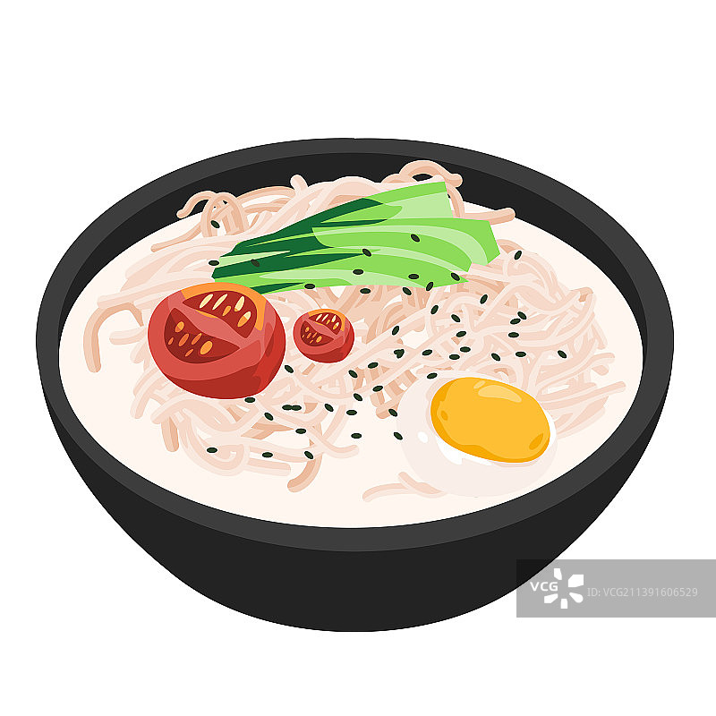 韩式豆浆面传统米饭料理图片素材