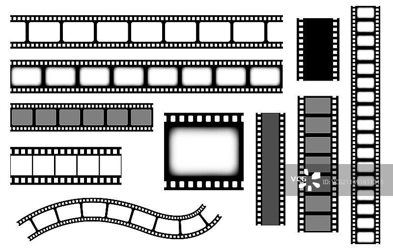 电影胶片素材集合图片素材