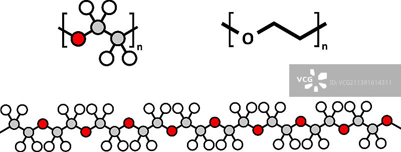 聚乙二醇10000 PEG 10000分子图片素材