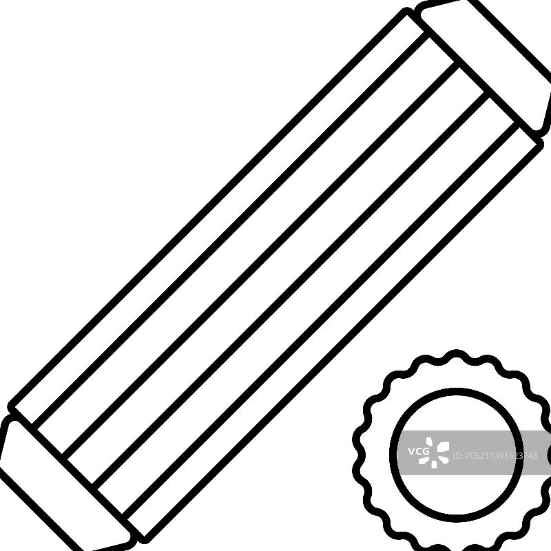 木钉螺丝线条图标图片素材