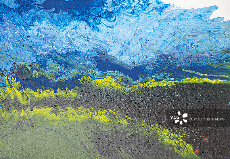 抽象丙烯艺术绘画图片素材