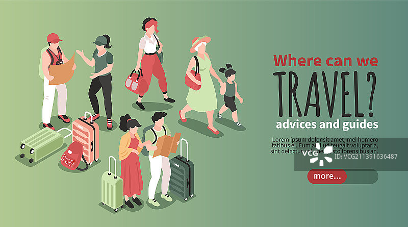 旅行主题横幅图片素材