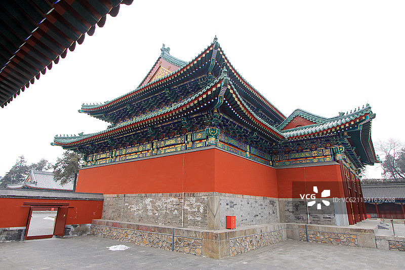 北京圆明园正觉寺三圣殿图片素材