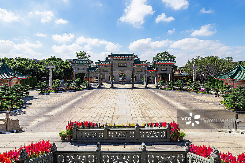 广东省广州市花都区圆玄道观图片素材