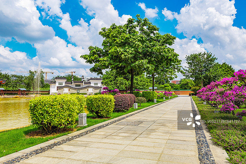 广东省广州市花都区圆玄道观图片素材