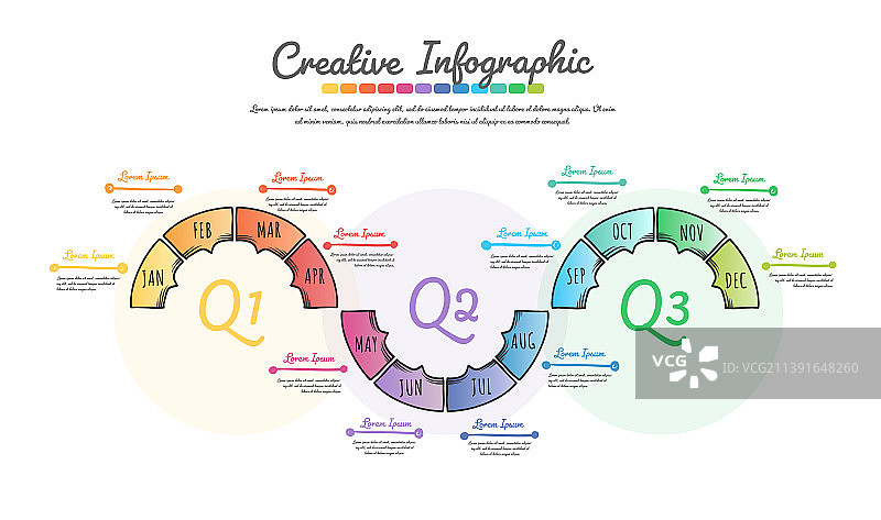 手绘信息图设计图片素材