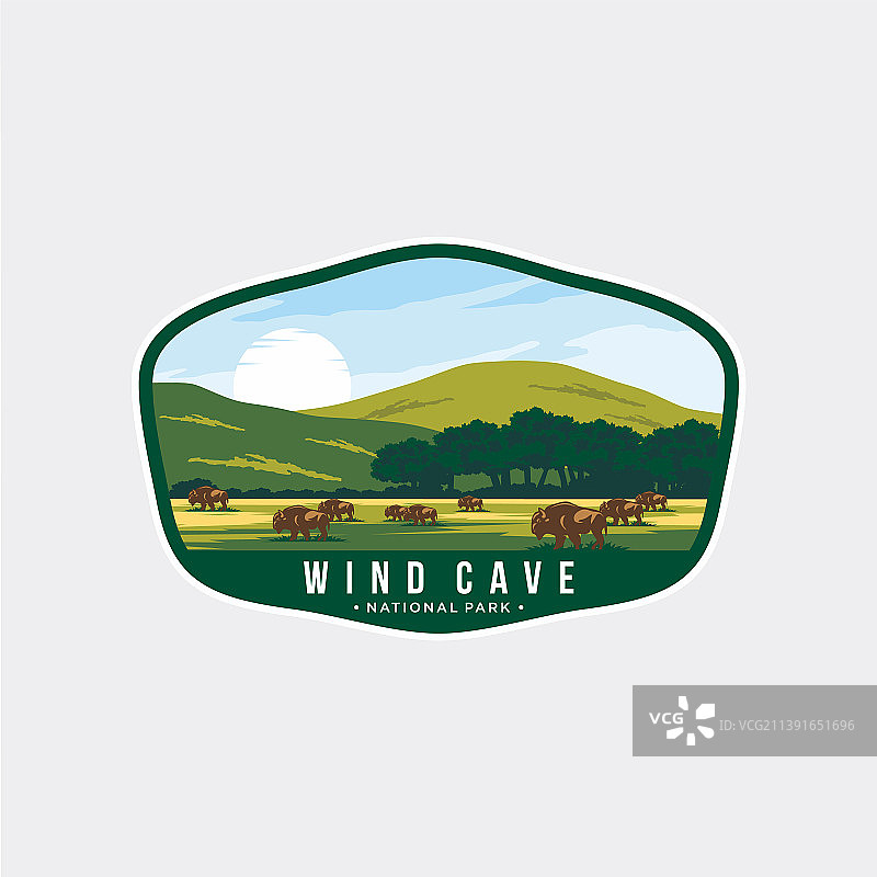 风洞国家公园logo图片素材
