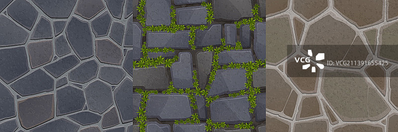 游戏石材纹理无缝铺路图案图片素材