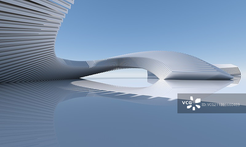 三维抽象建筑图片素材