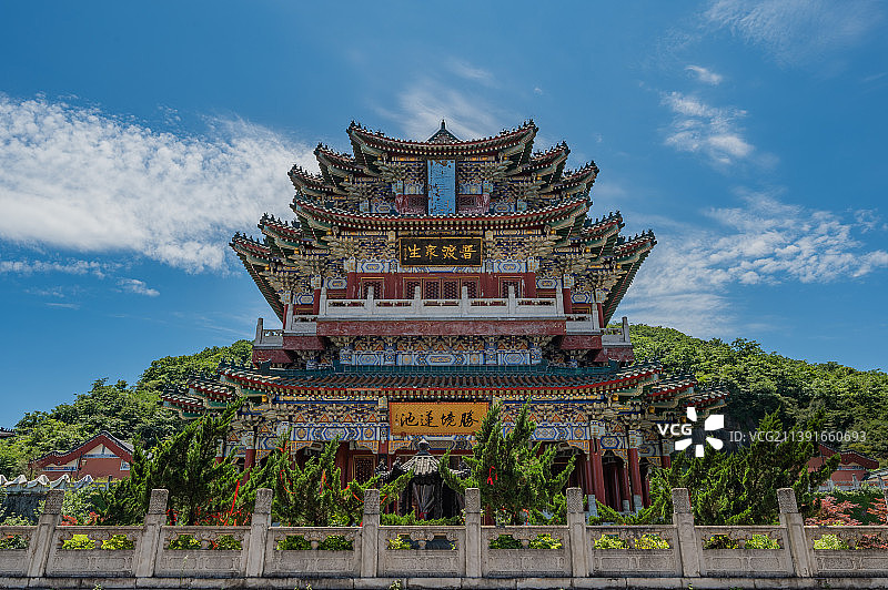 张家界天门山寺图片素材