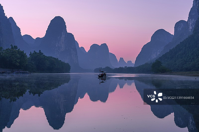 山水浸染图片素材