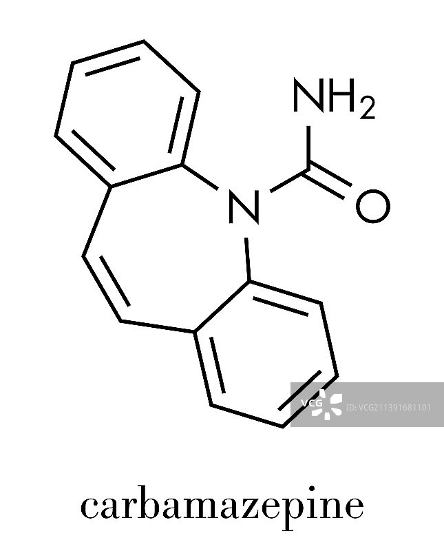 卡马西平抗惊厥和情绪稳定剂图片素材