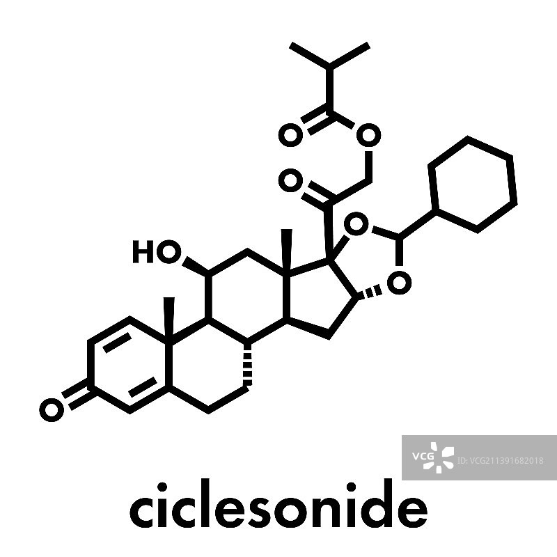 丙酸环索奈德图片素材