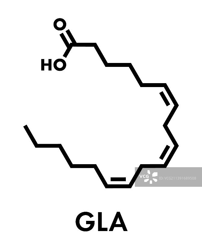 伽马亚麻酸分子图片素材