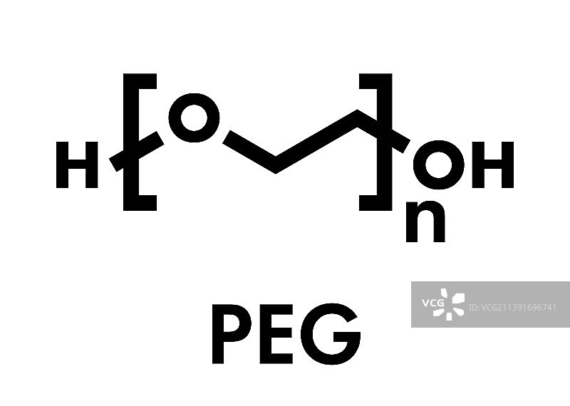 聚乙二醇化学结构图片素材