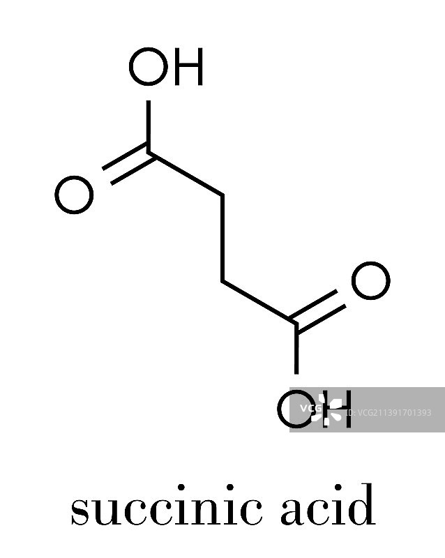 琥珀酸图片素材
