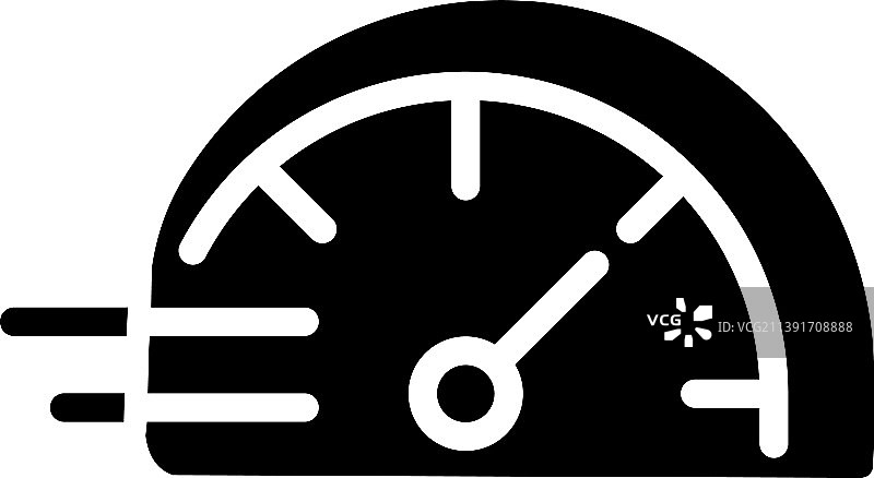 速度计黑色图标图片素材