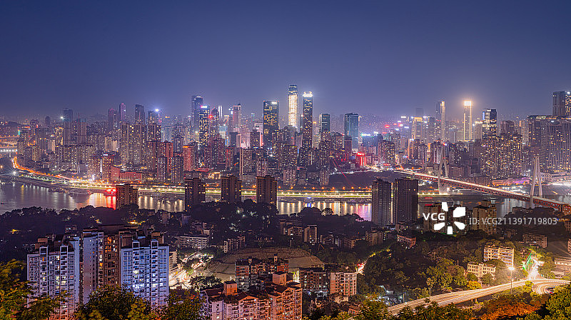 重庆夜景图片素材