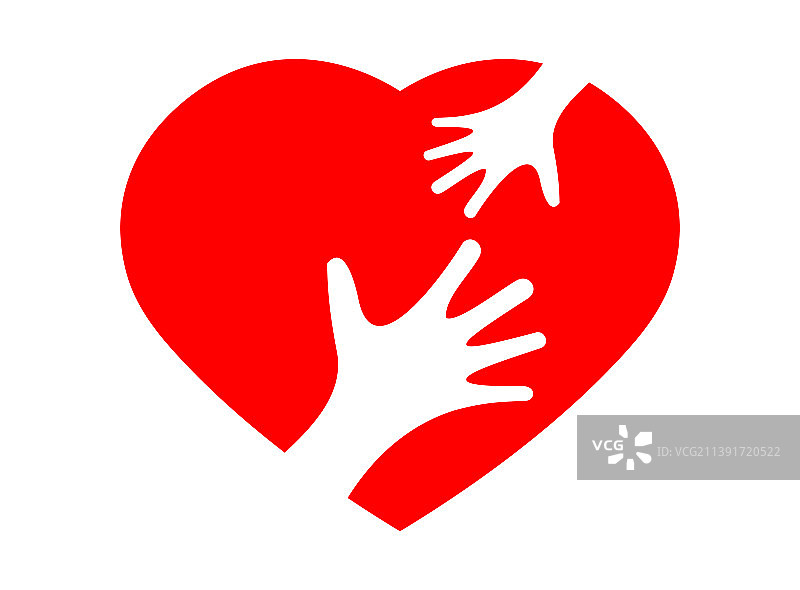 捐赠标志帮助儿童形象图片素材