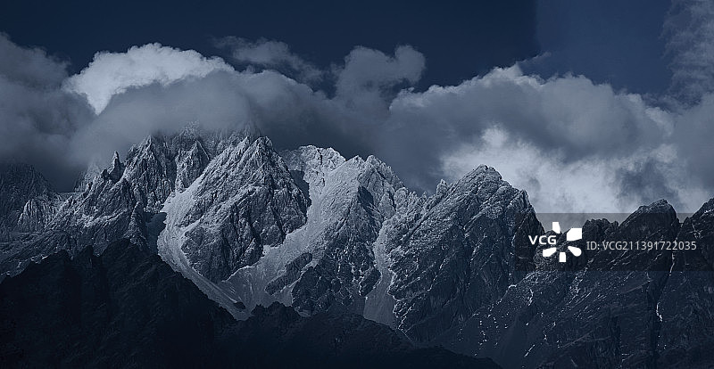 梅里雪山风光图片素材