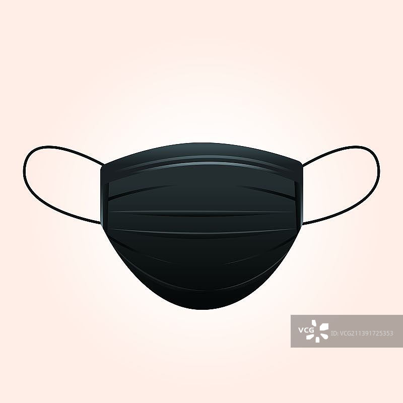 医疗口罩插画图片素材