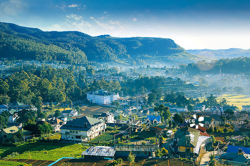 努瓦勒埃利耶的清晨图片素材