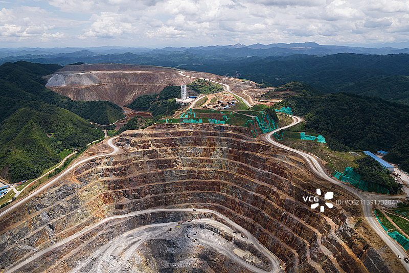 上饶德兴矿山图片素材
