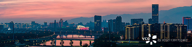 婺城风光航拍图片素材