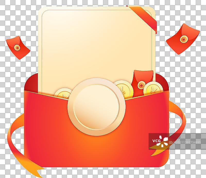 互联网金融红包优惠券元素图片素材