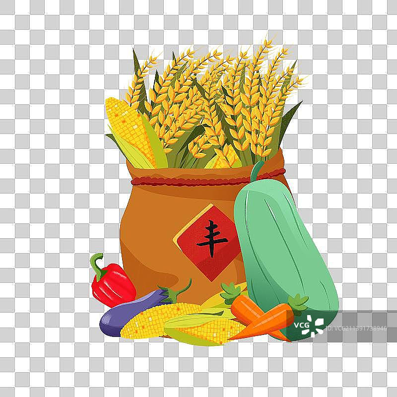 秋天丰收季节粮食农作物图片素材