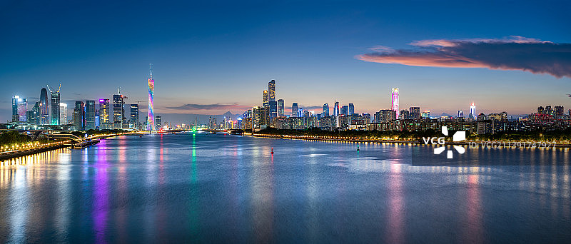 广州城市夜景图片素材