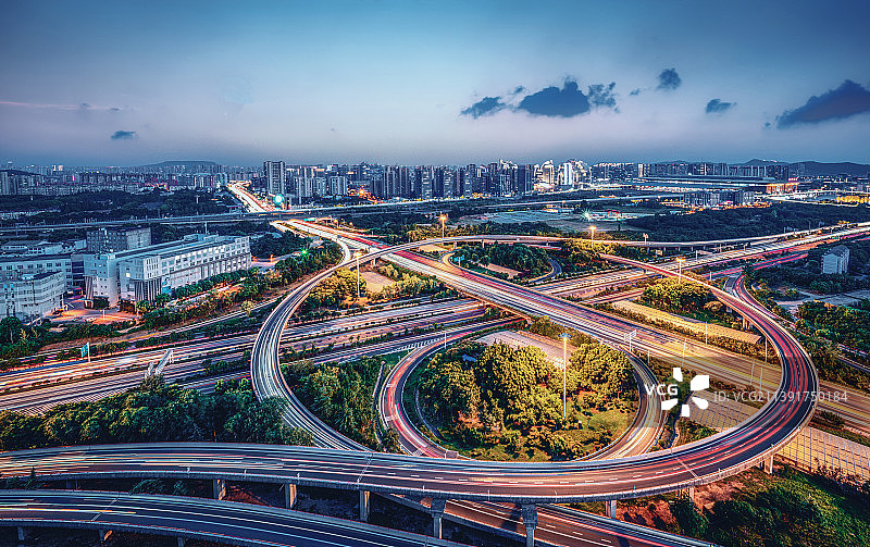 南京双龙立交桥图片素材