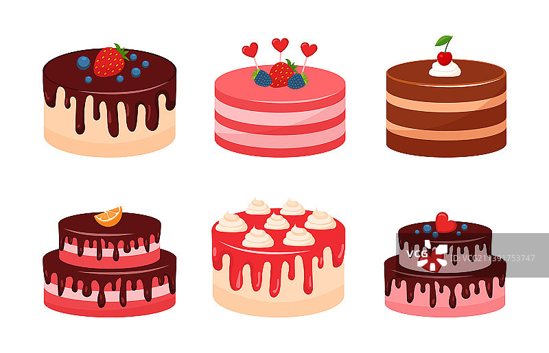 美味生日蛋糕合集图片素材