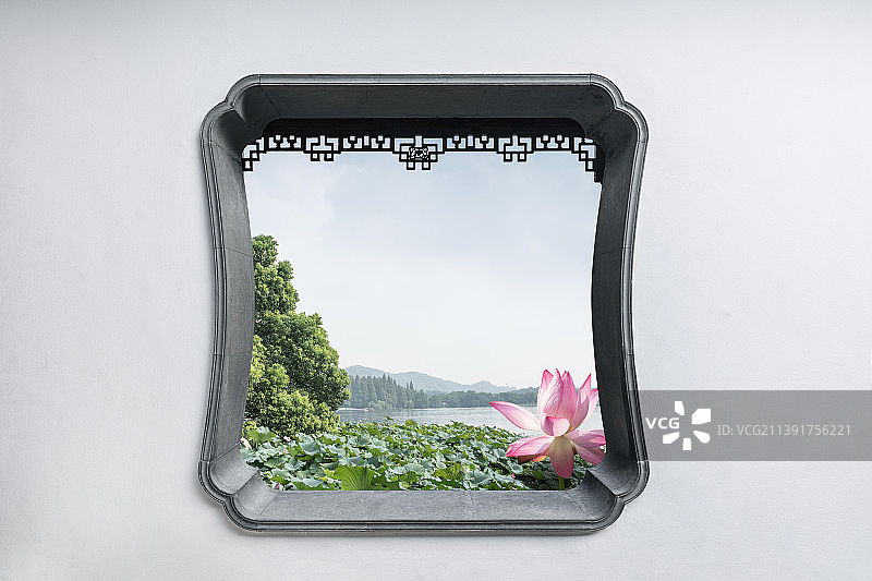 中国传统建筑与园林景观图片素材