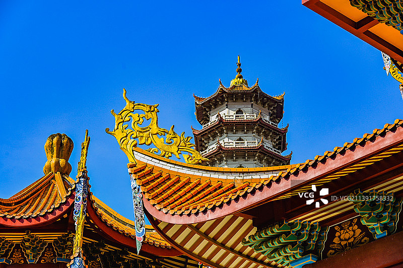 西禅寺建筑风光图片素材