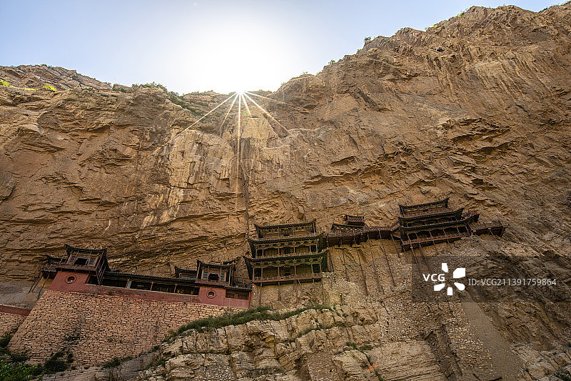 山西悬空寺图片素材