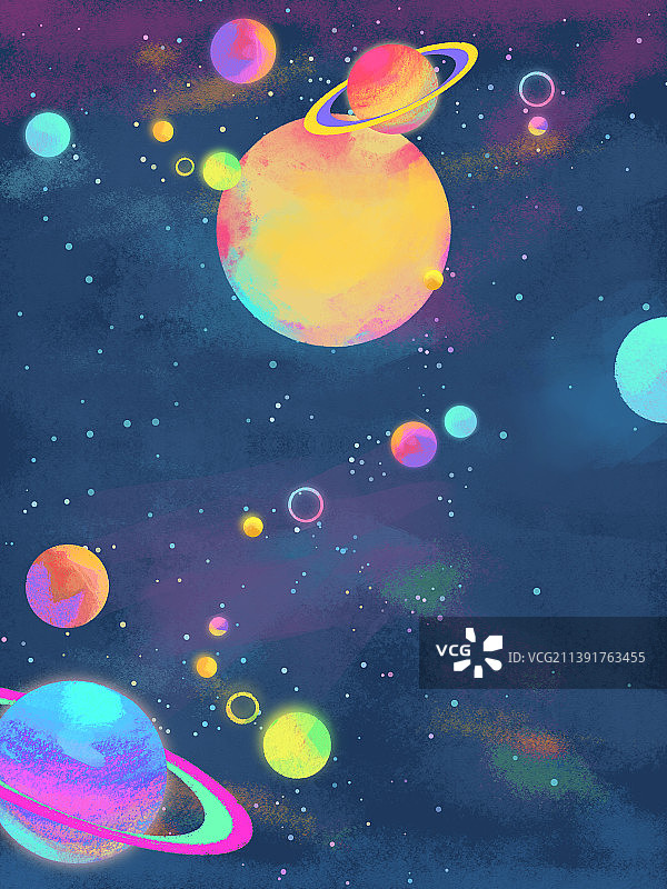 梦幻星空图片素材