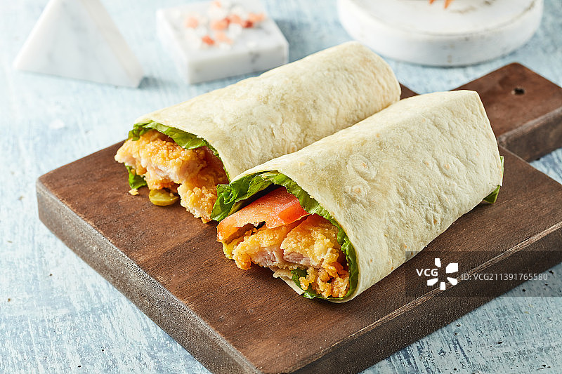 老北京猪排卷图片素材