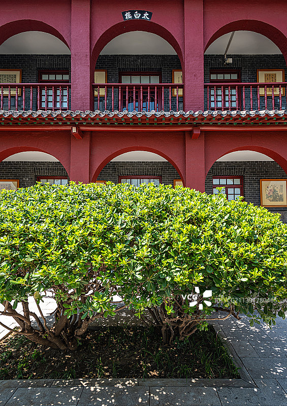 山东济宁太白楼李白纪念馆建筑图片素材