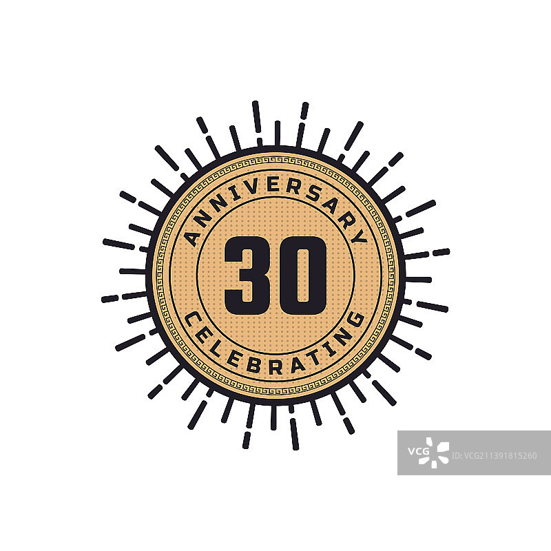 复古30周年庆典图片素材