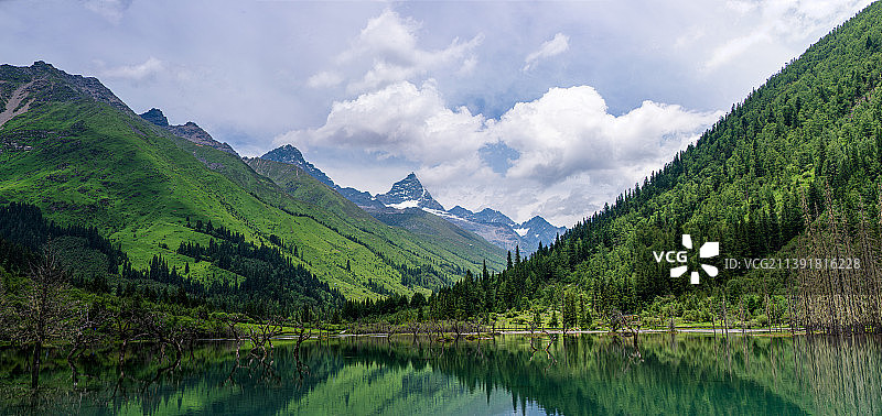 四姑娘山 双桥沟风光图片素材