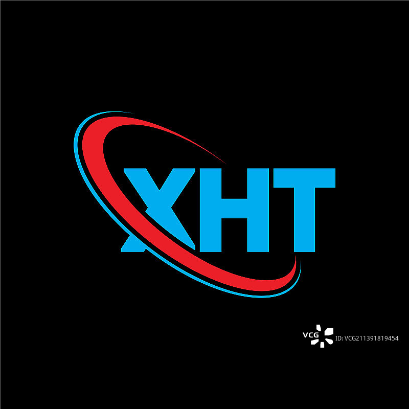 XHT字母logo设计图片素材