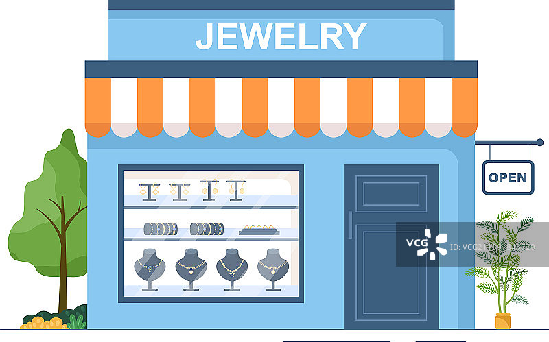 珠宝店提供项链耳环图片素材