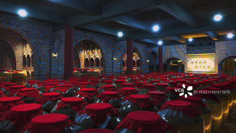 所有精华 源于陈酿 云南兰坪啦井盐井古酒厂图片素材