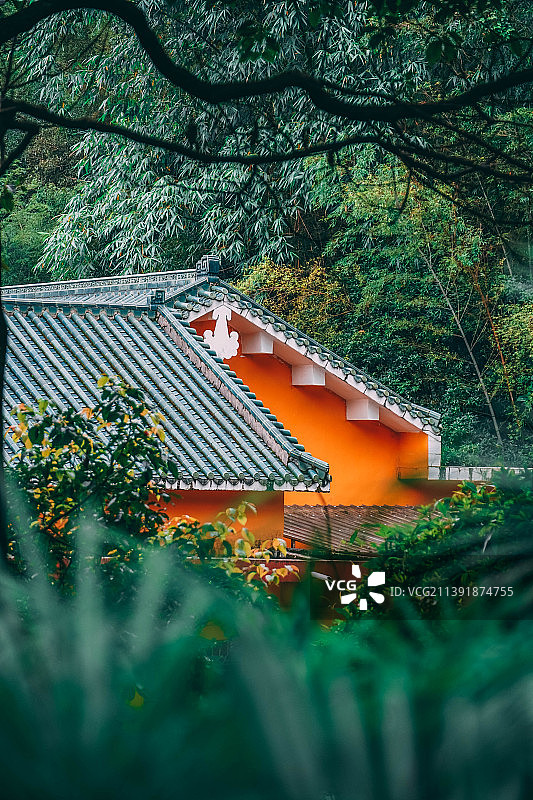 一抹靓丽 云门寺图片素材