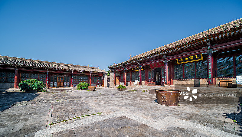 甘肃省兰州市永登县鲁土司衙门，是甘肃、青海边境众多土司建筑中保存比较完整的一座宫殿式古建筑群图片素材