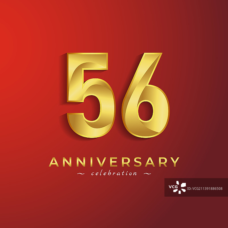 金色闪耀56周年庆典图片素材